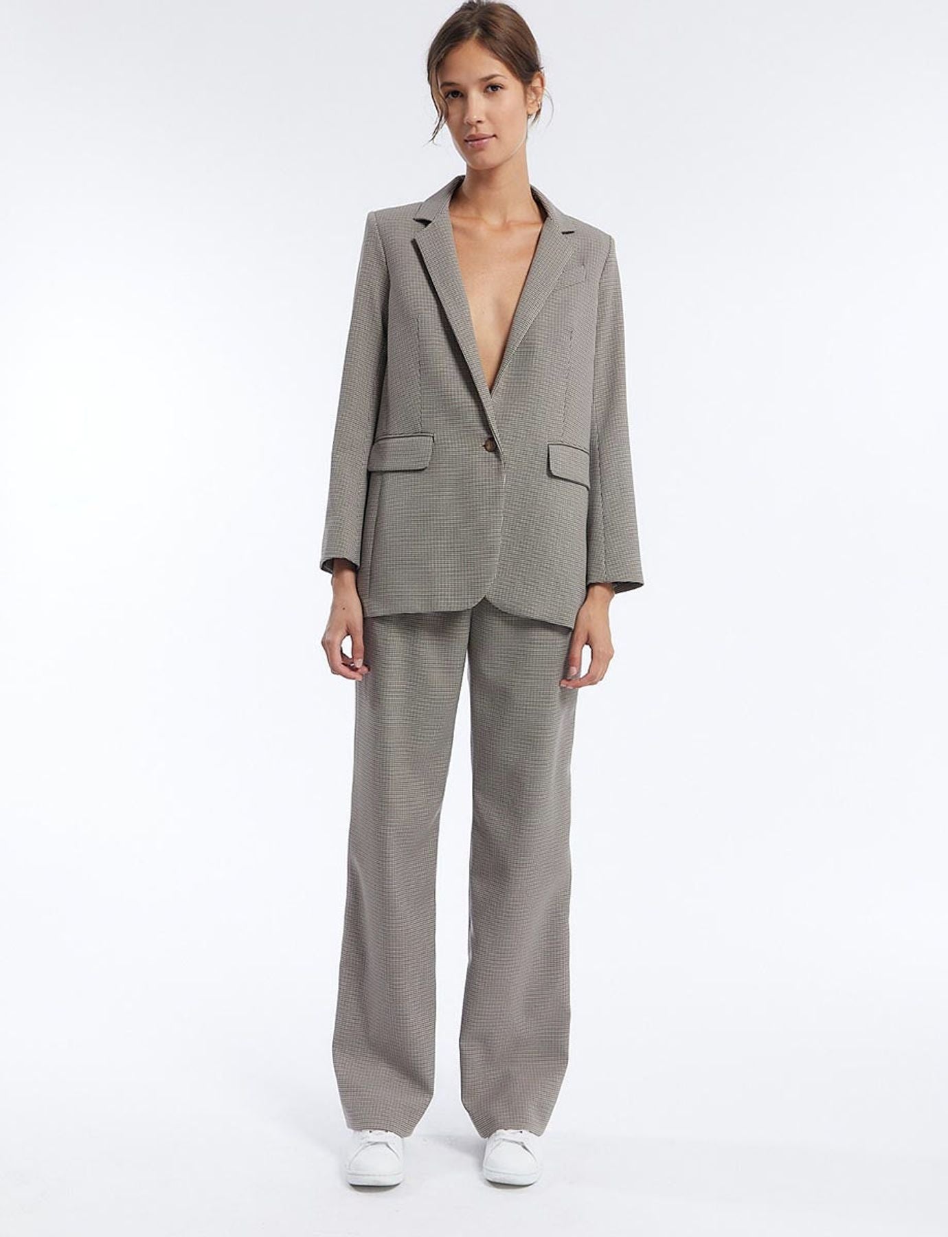 Chaqueta de pata de gallo Bruna