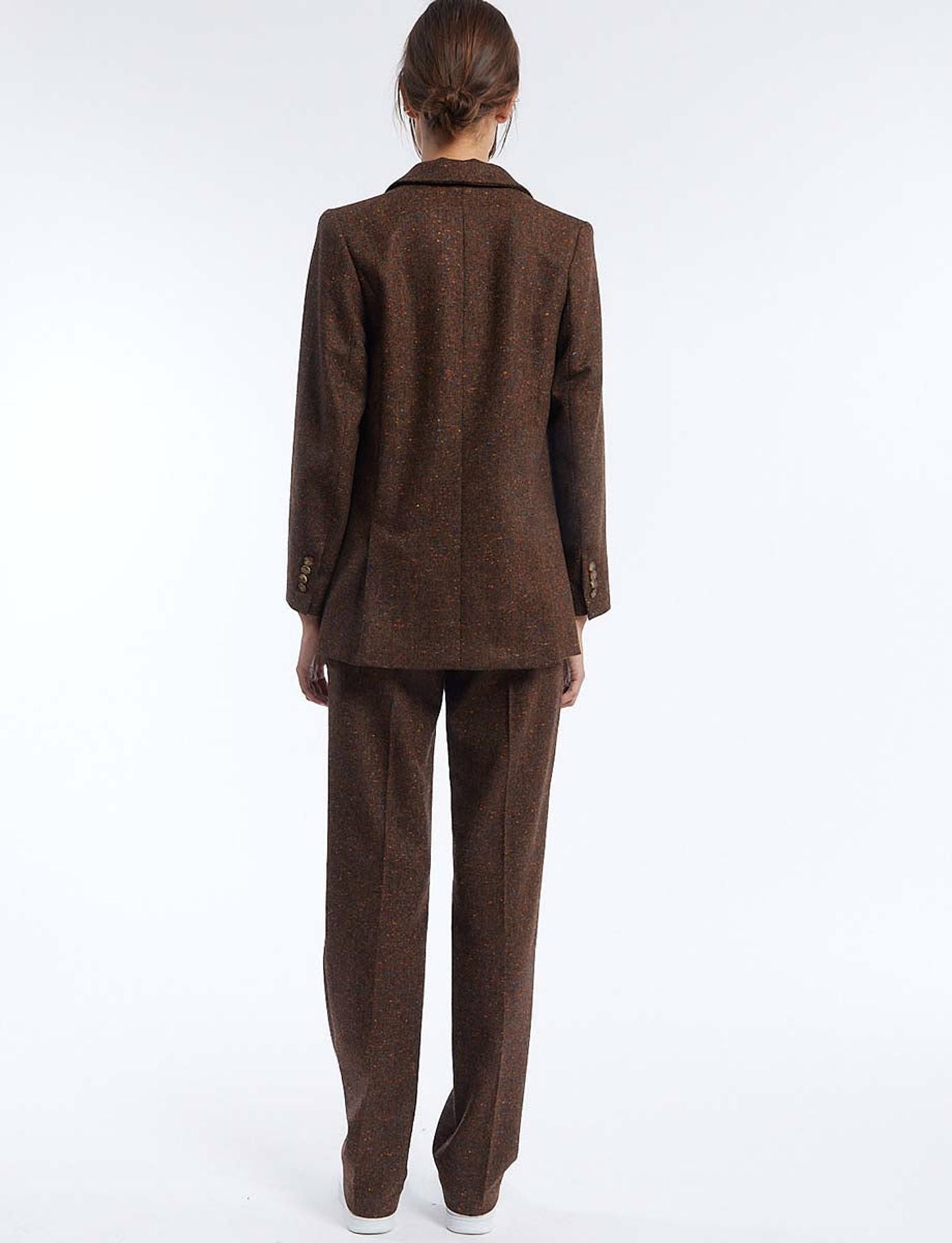 Jacket Bruna brown wool