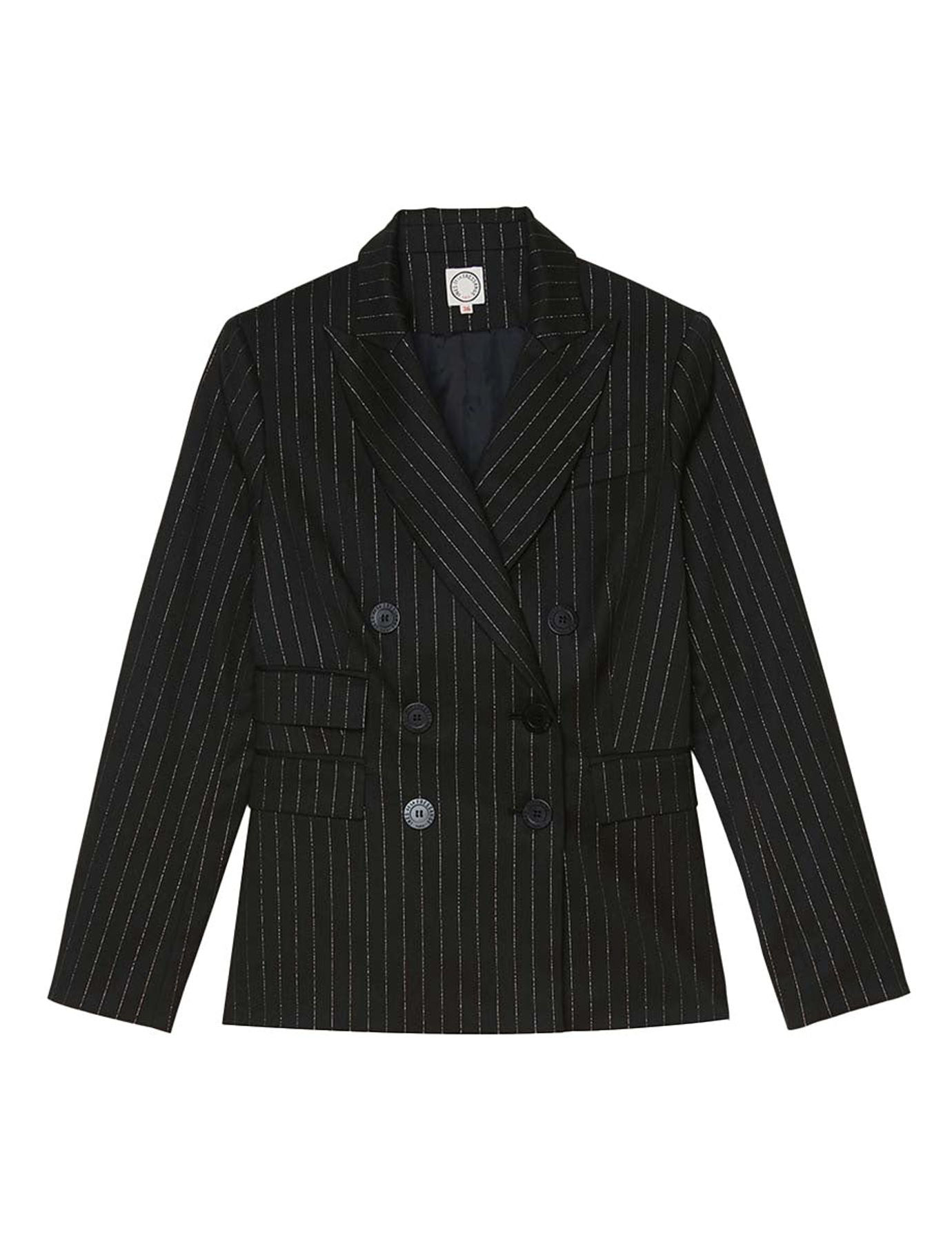 Mauritius-Jacke in Schwarz und Gold