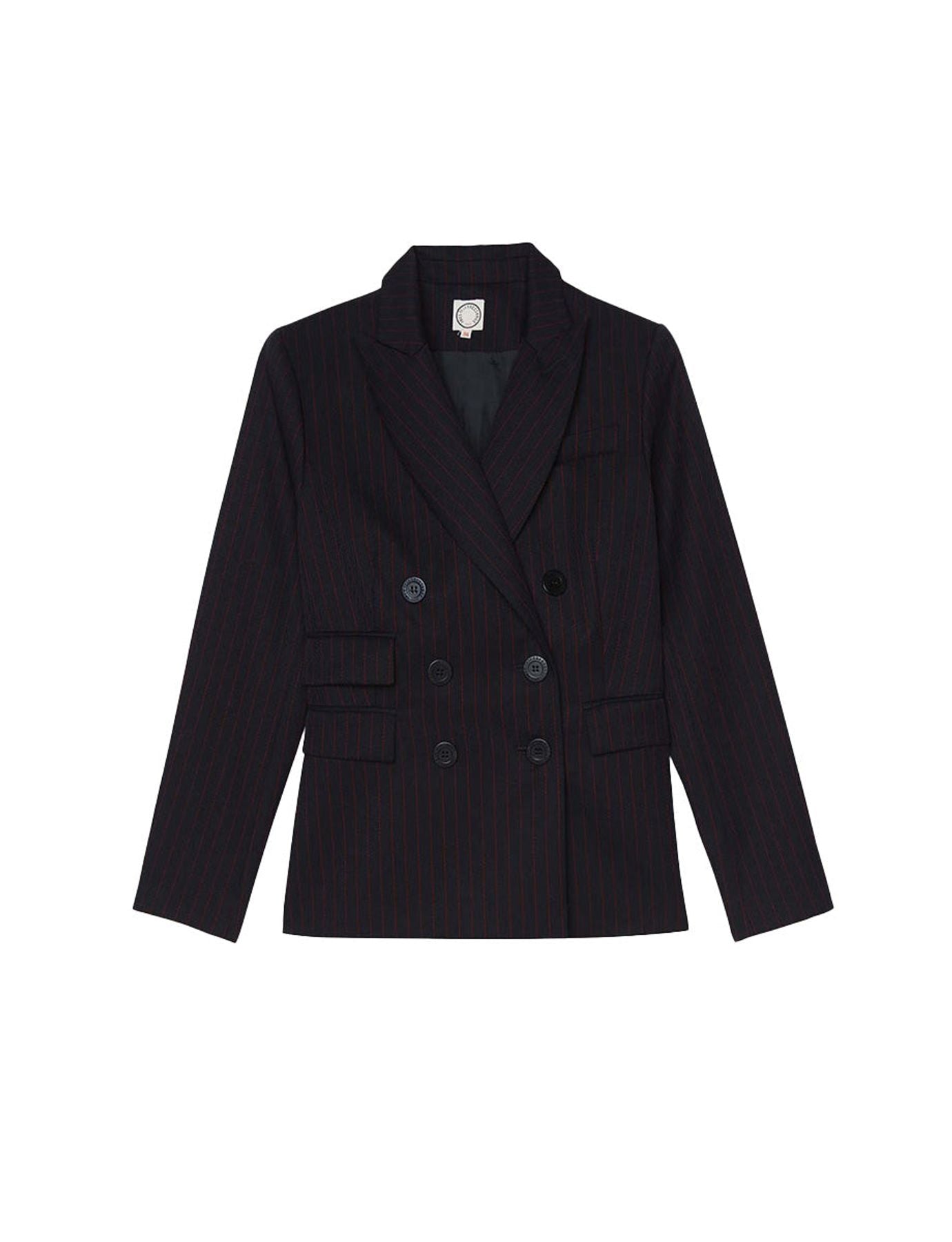 Jacke Maurice Baumwolle marineblau