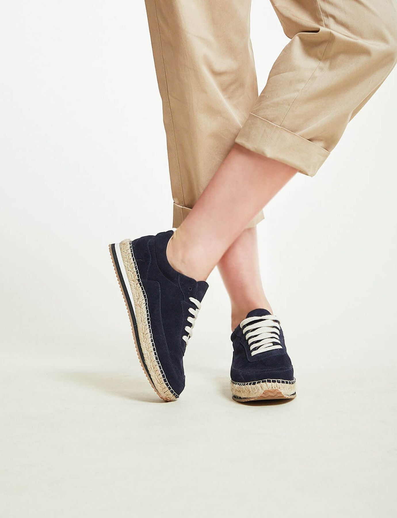 Tracy espadrilles navy blue trainers