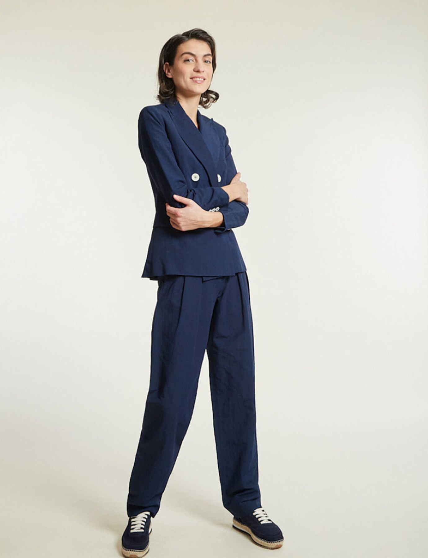 Tracy espadrilles navy blue trainers