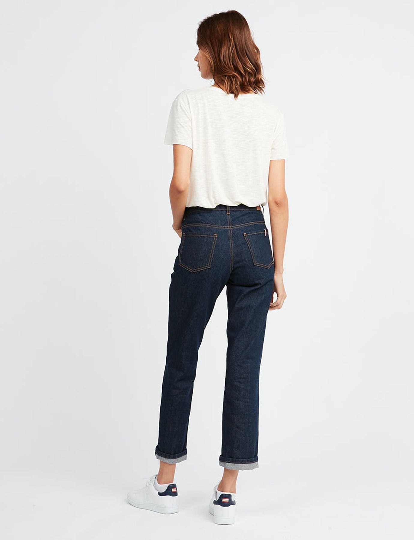 Ines x Notify straight-cut Aloha jeans
