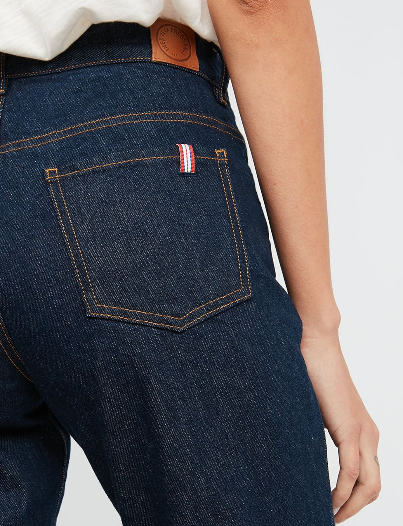 Ines x Notify straight-cut Aloha jeans