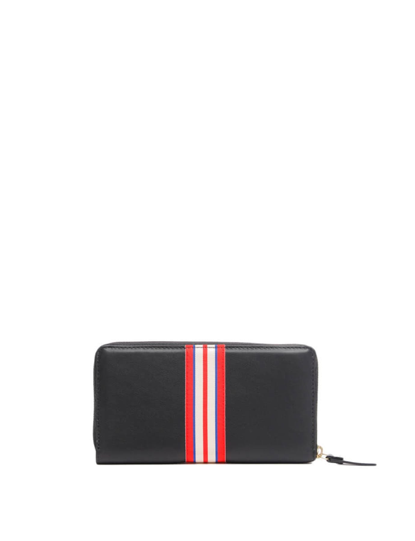 Le Parisien black leather wallet