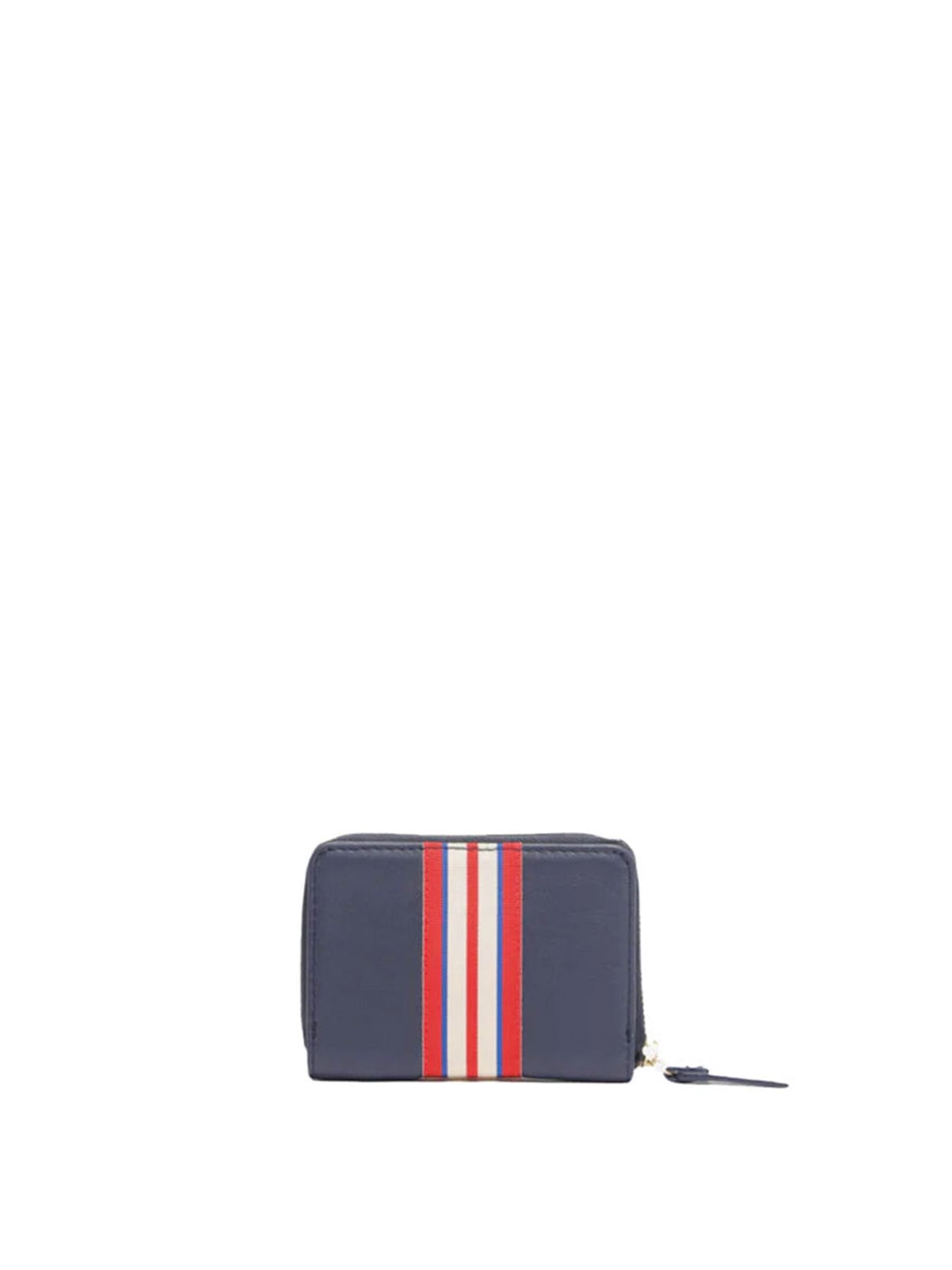Le Parisien navy blue leather wallet