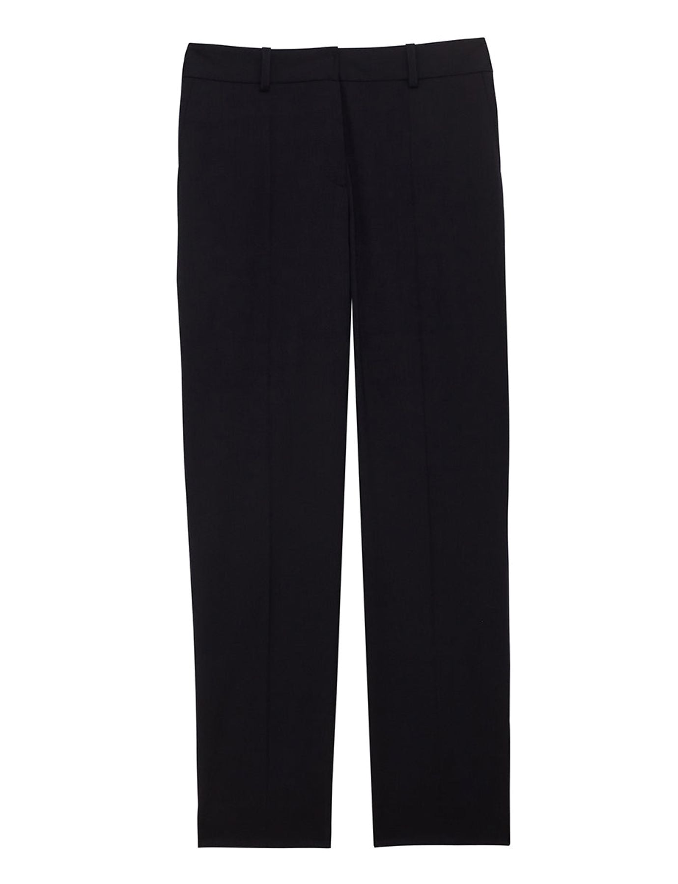 Pantalón Audrey de lana fina azul marino