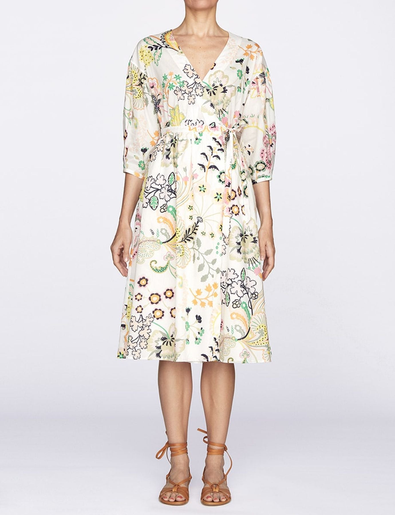 Vestido paquerette de algodón