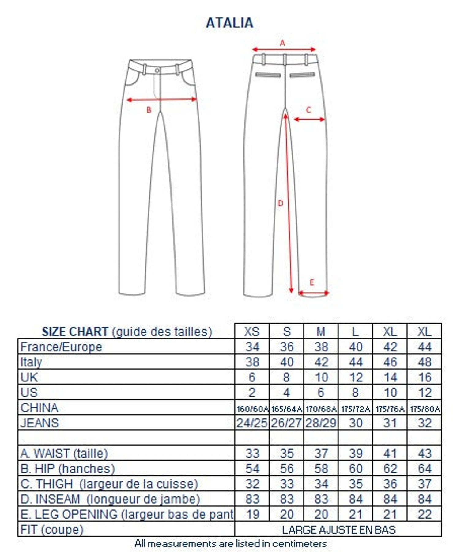 Pantalón Atalia azul marino algodón acetato