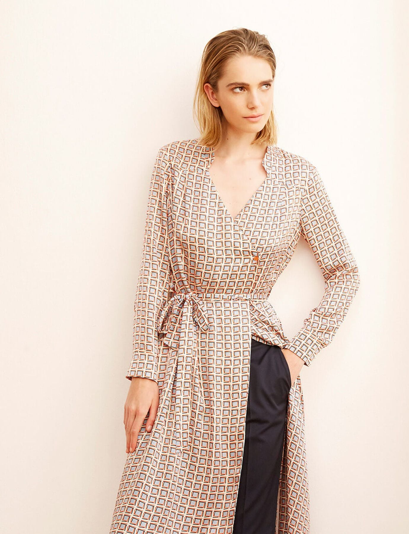 Vestido estampado Jodie brest