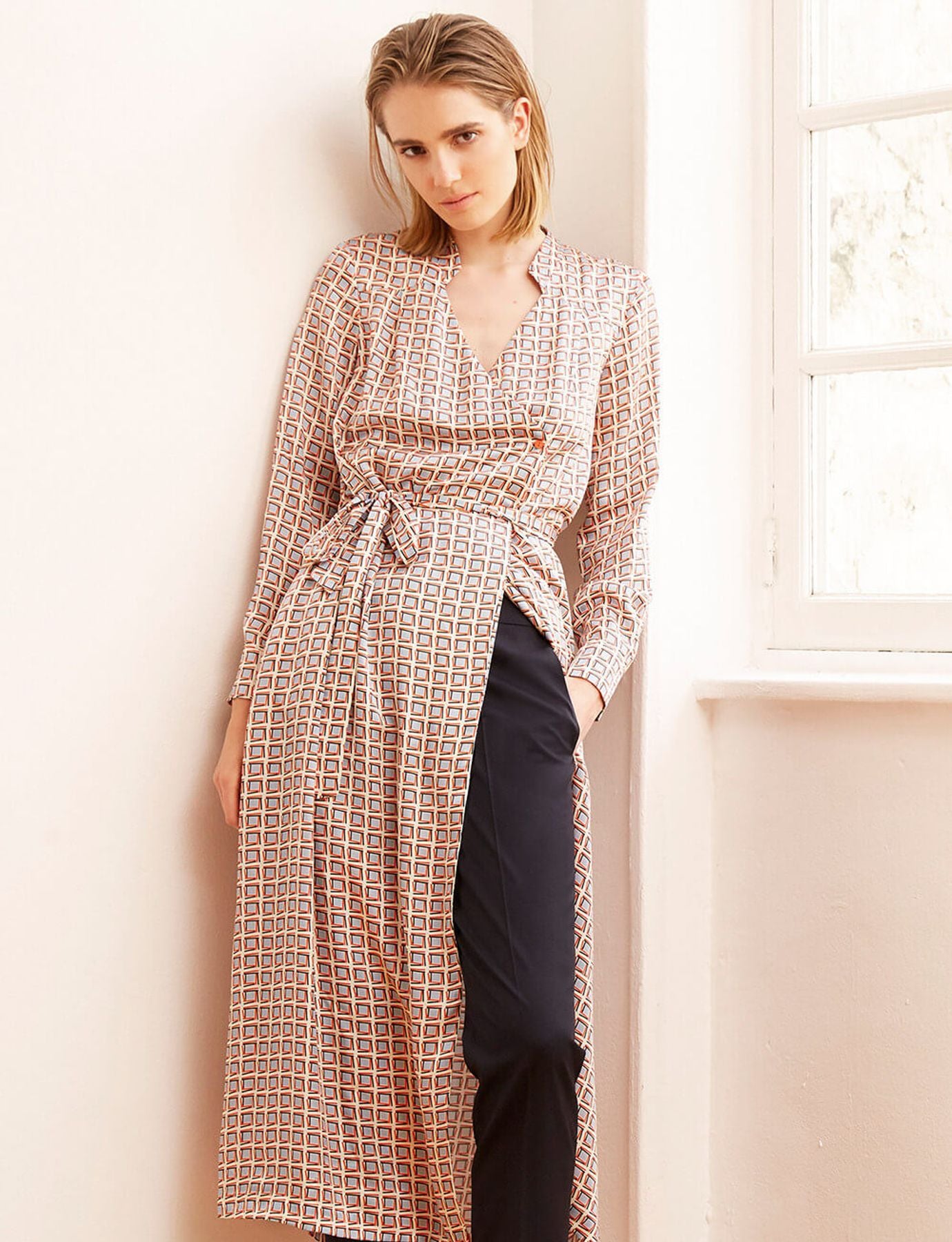 Vestido estampado Jodie brest