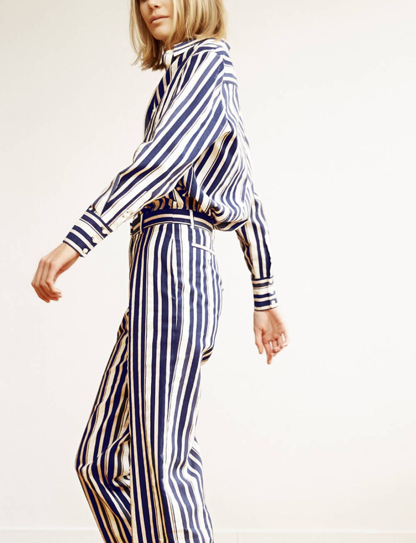 Maureen multico striped shirt