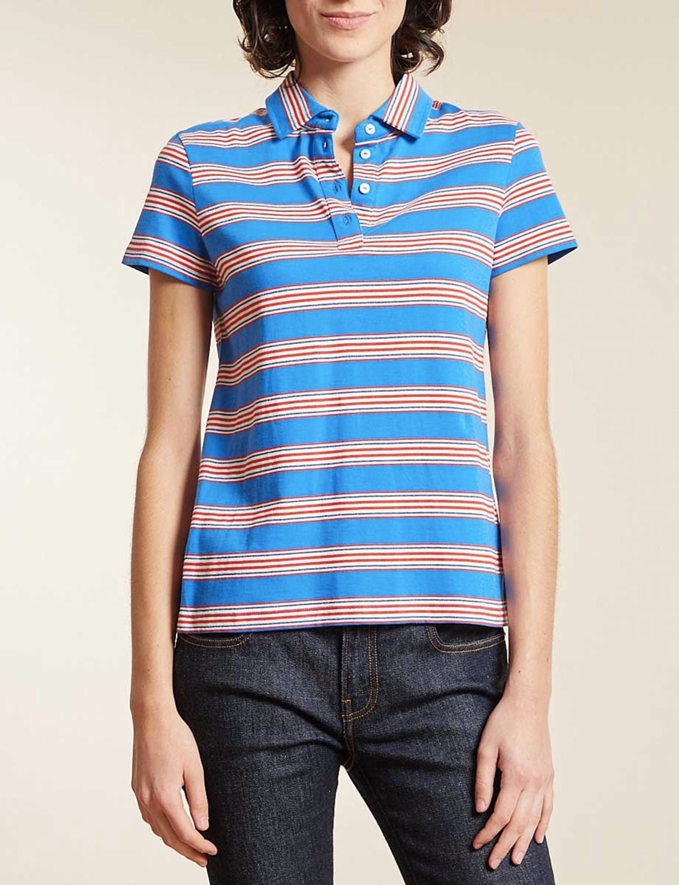 Polo tricolor Marie Jacob