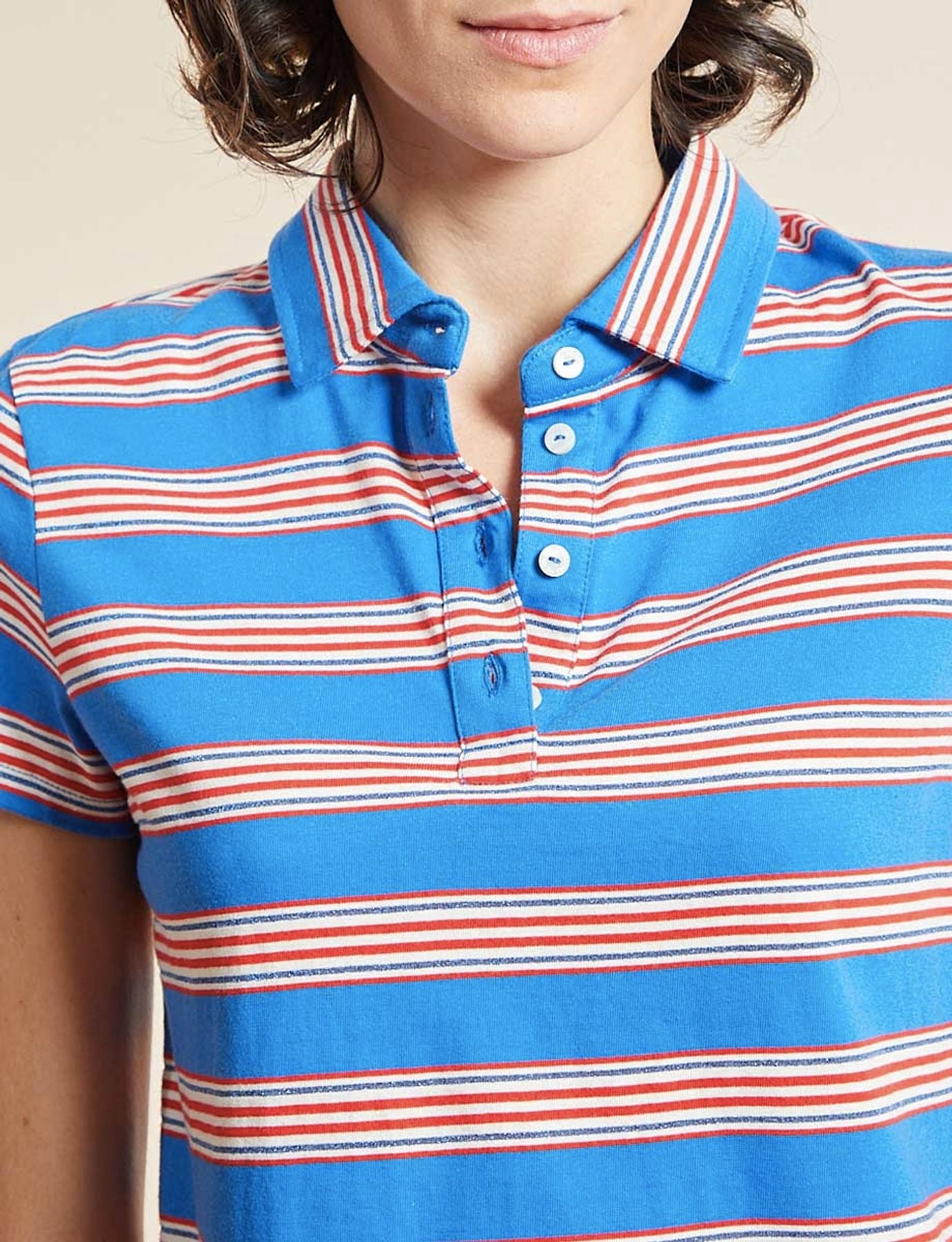 Polo tricolor Marie Jacob