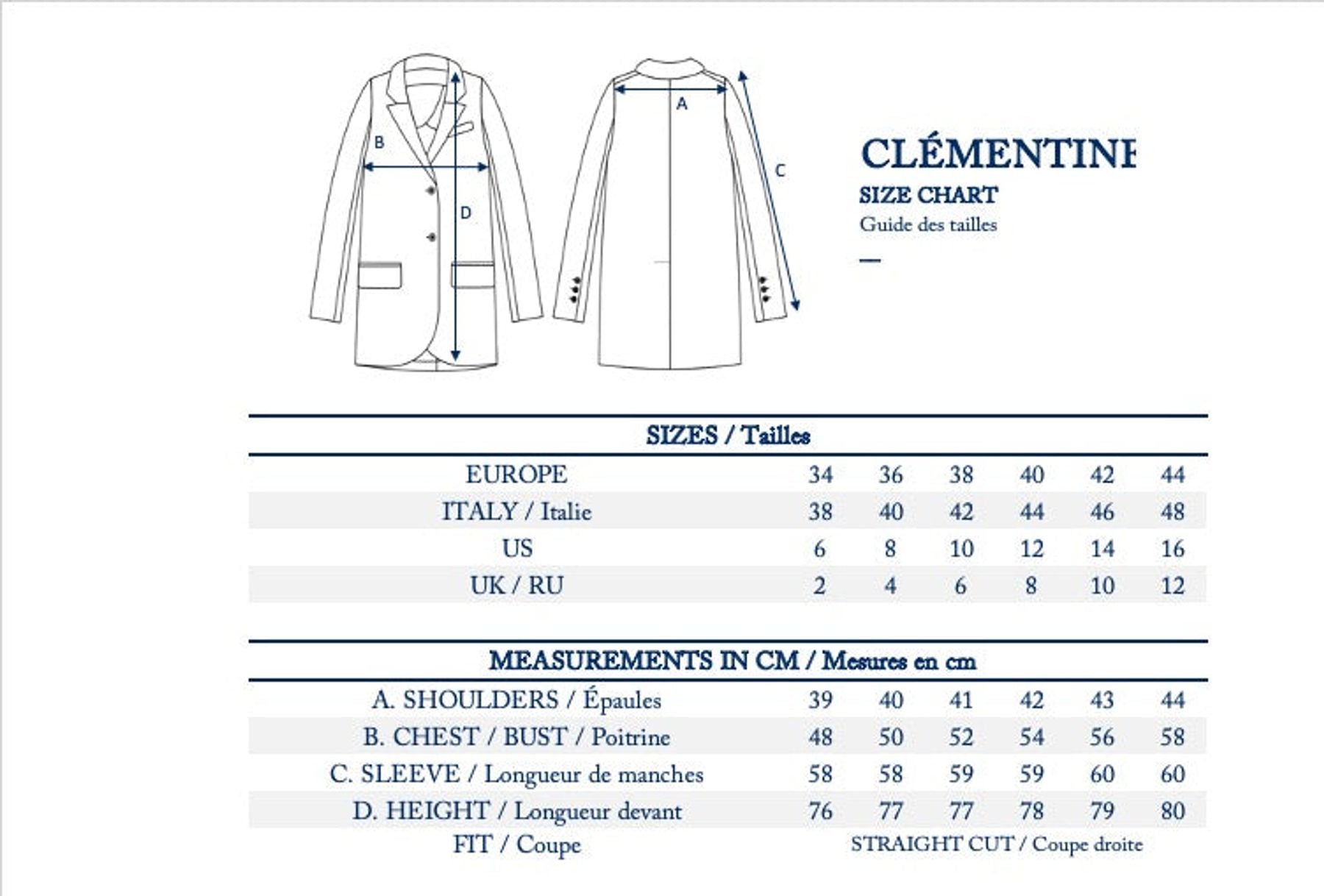Chaqueta Clementine multicolor