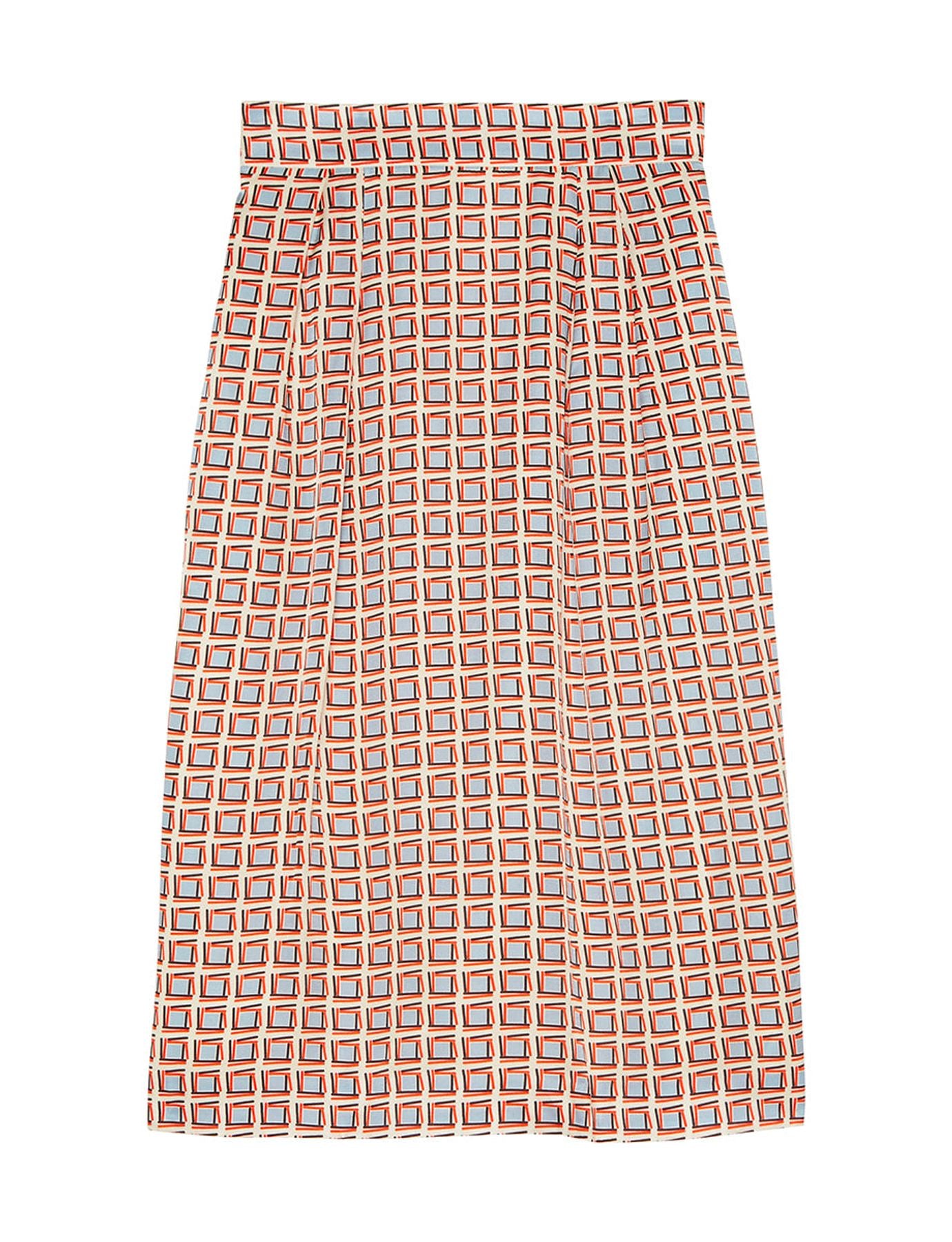 Falda estampada Celeste Brest