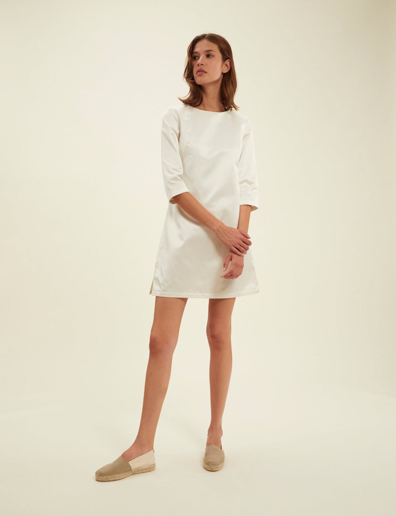 Vestido Whitney marfil