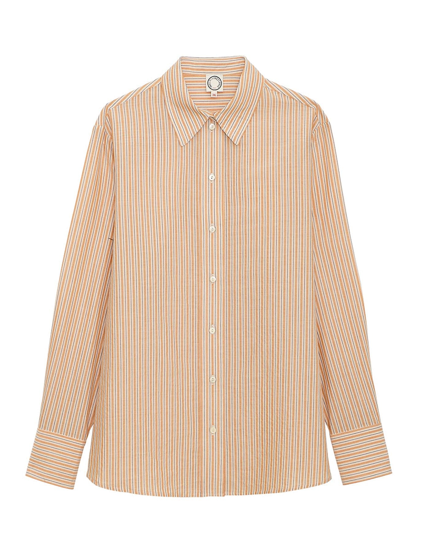 Camisa a rayas de algodón Maureen