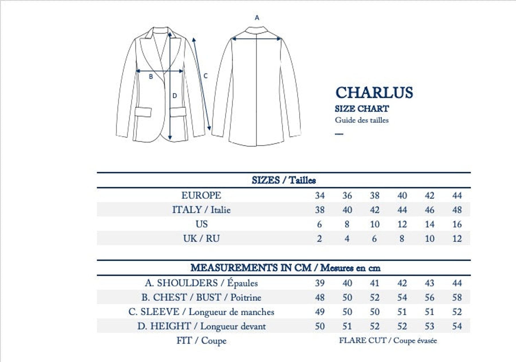 Chaqueta Charlus Vichy