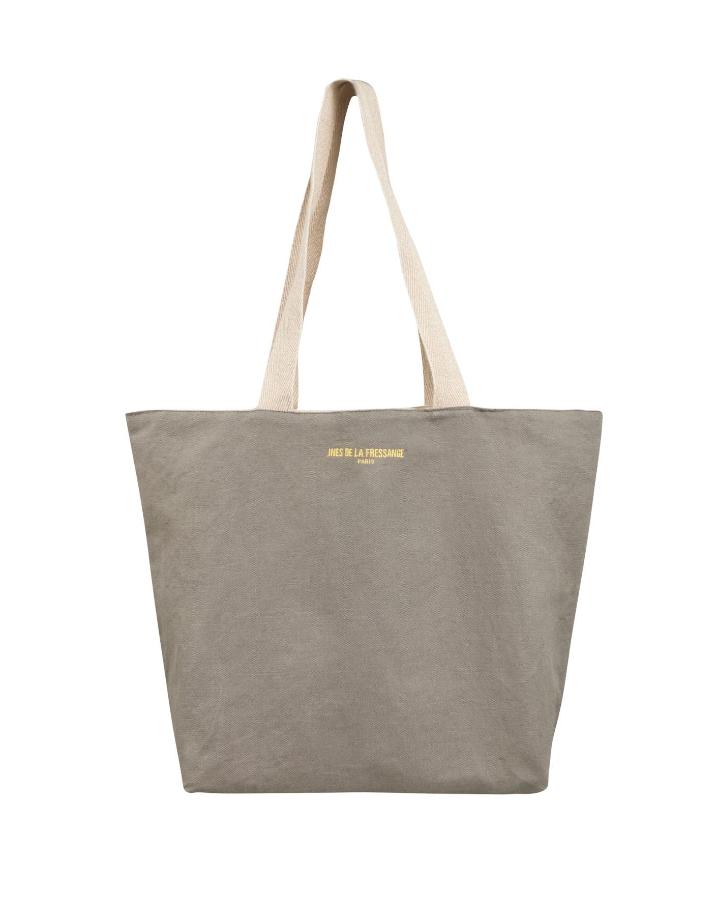 Reversible tote bag Lila khaki