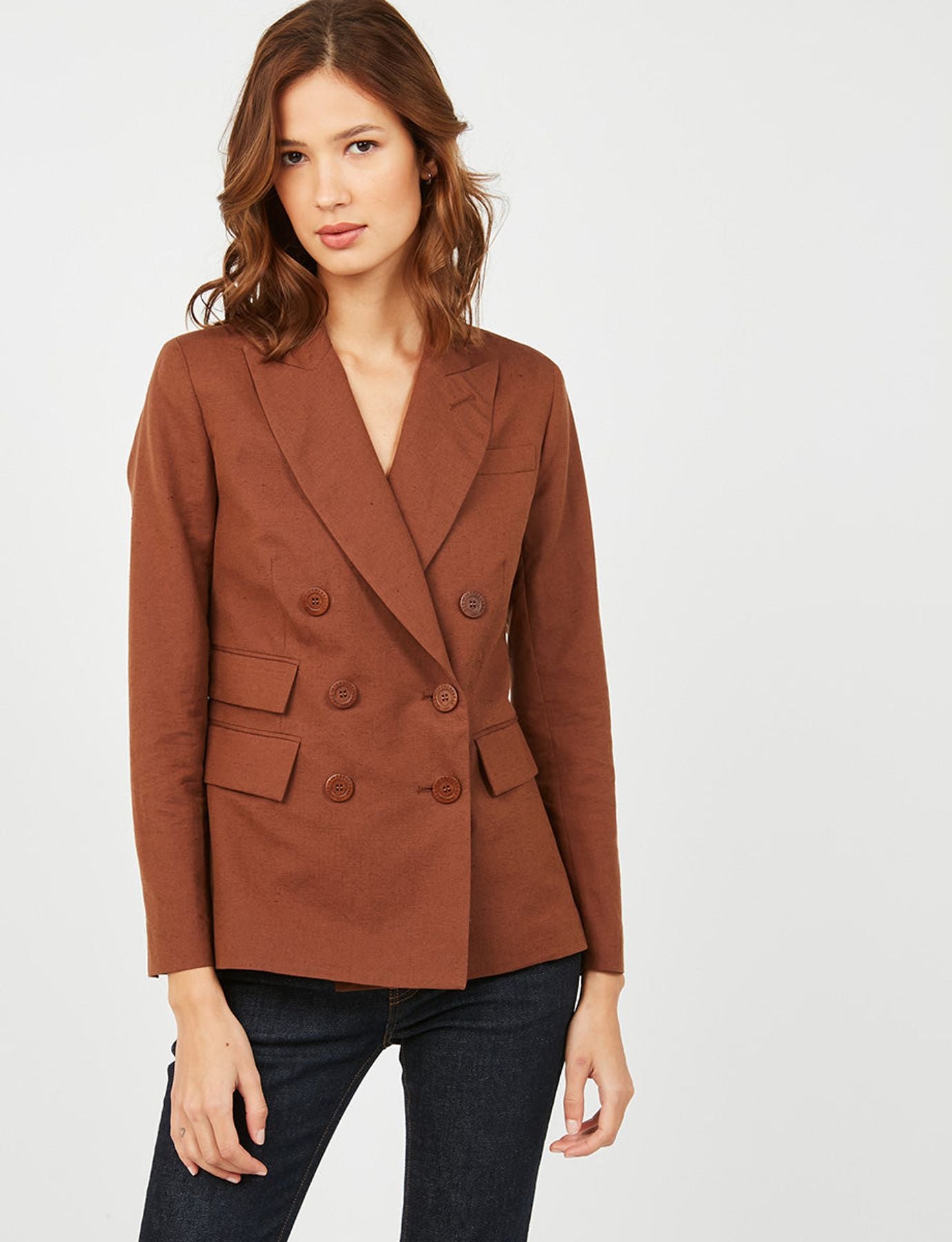 Maurice brown jacket