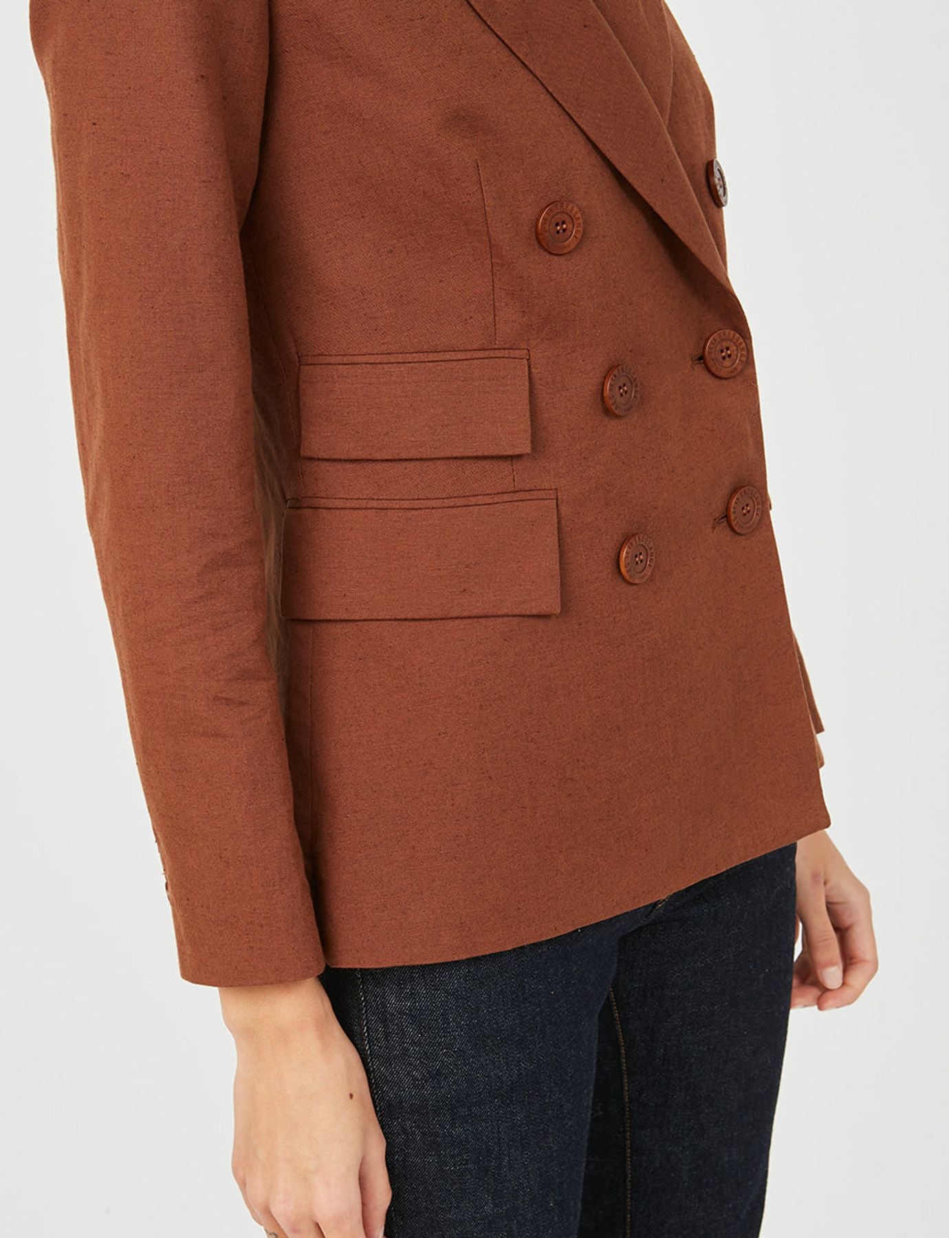 Maurice brown jacket