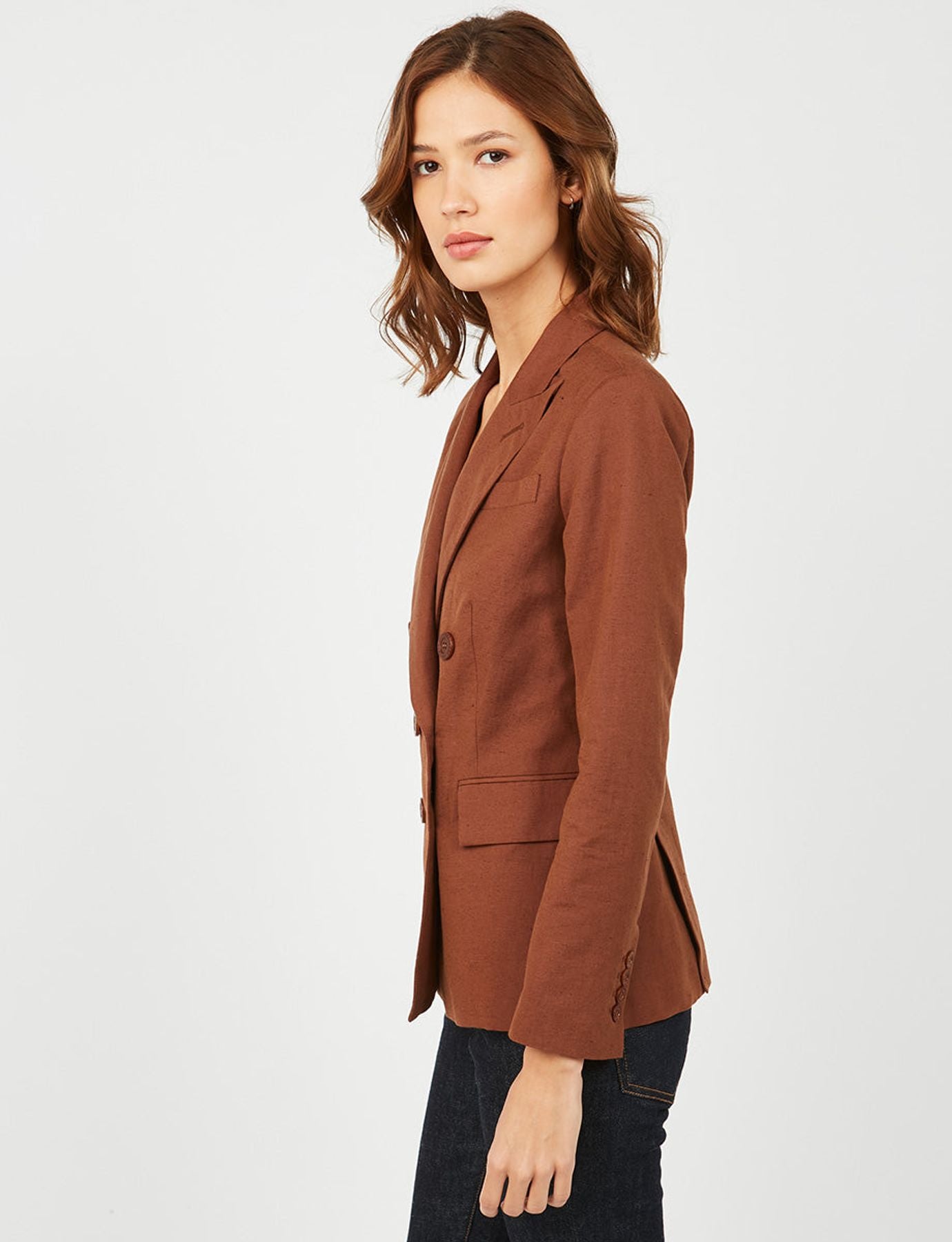 Maurice brown jacket