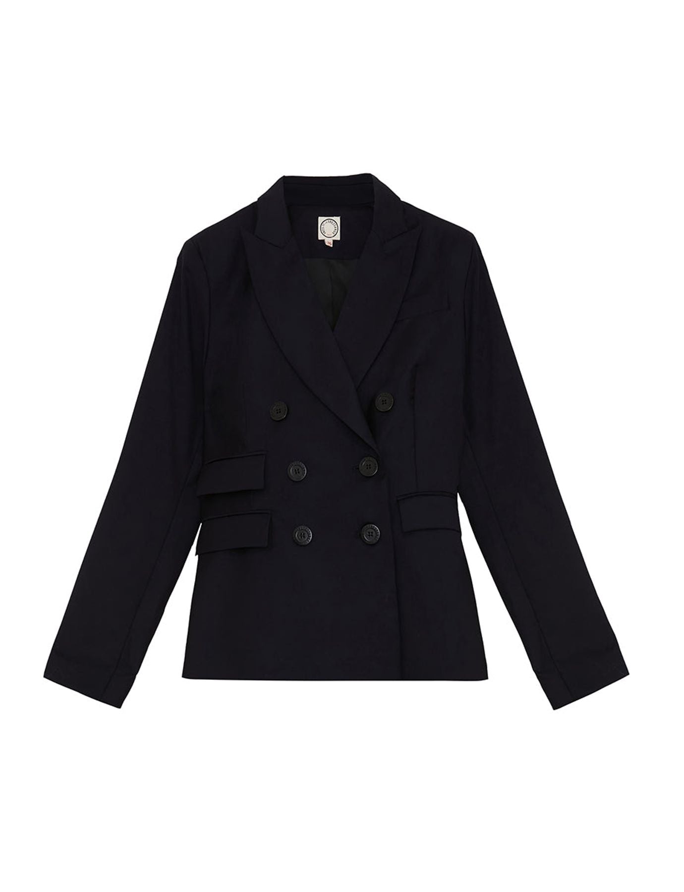 Maurice wool jacket navy blue
