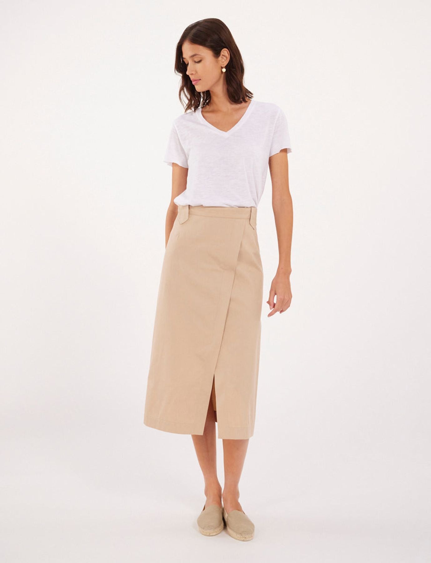 Falda Yvette beige