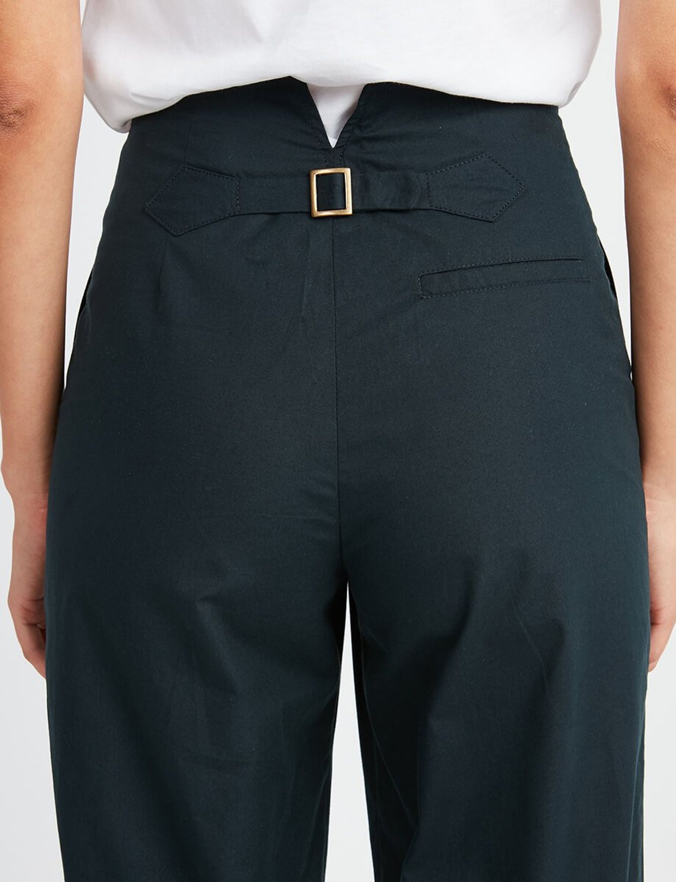 Pantalones de algodón azul marino Constantin