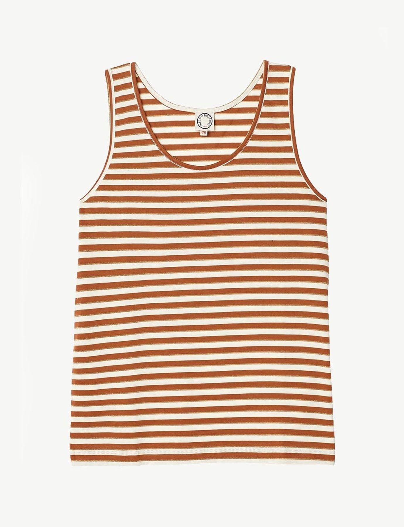 Katalino striped camel top