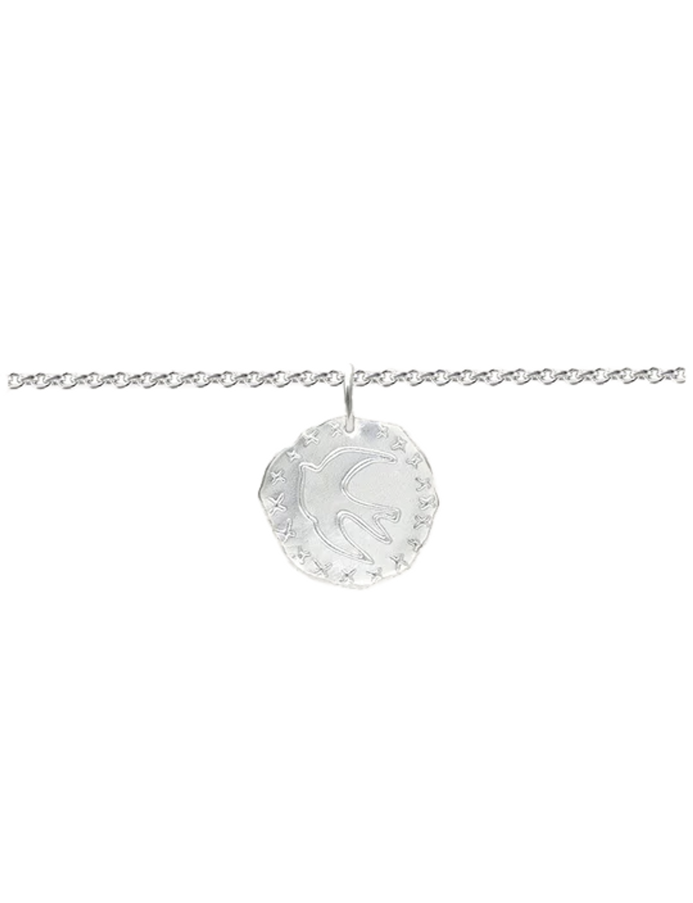 Pulsera paloma de plata Lutetia