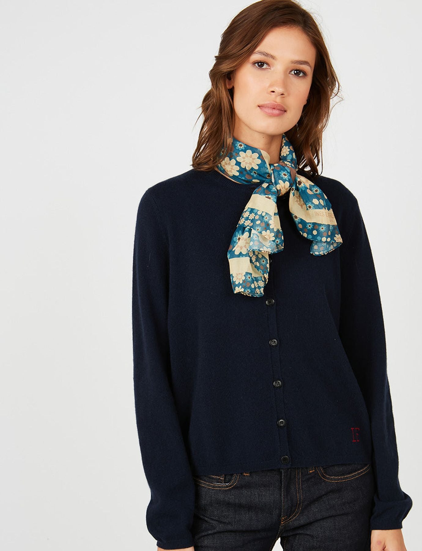 Bufanda azul Soho Boulbon