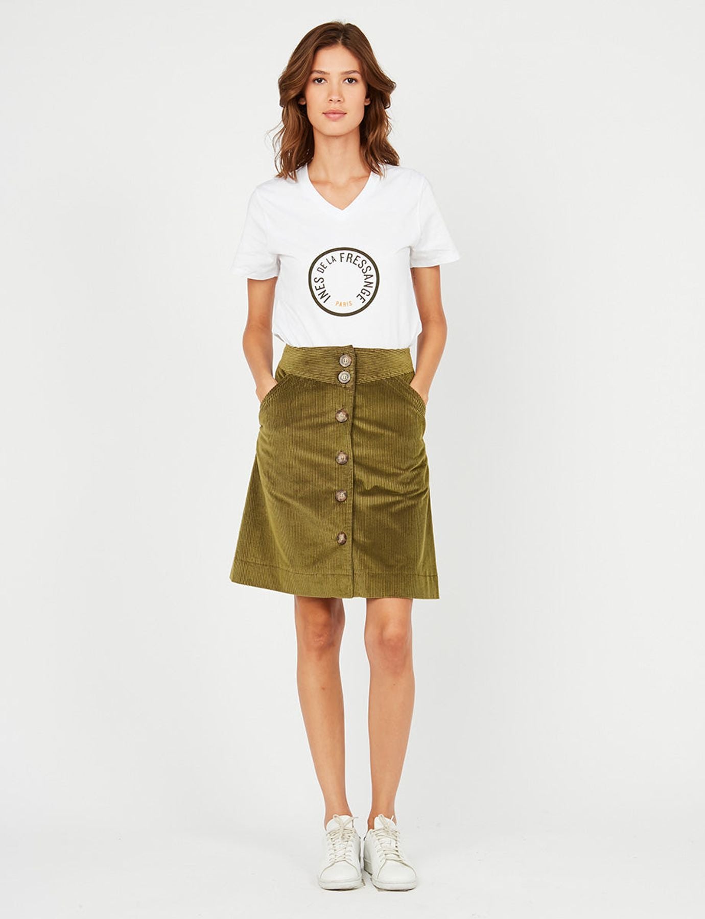 Falda Estelle verde