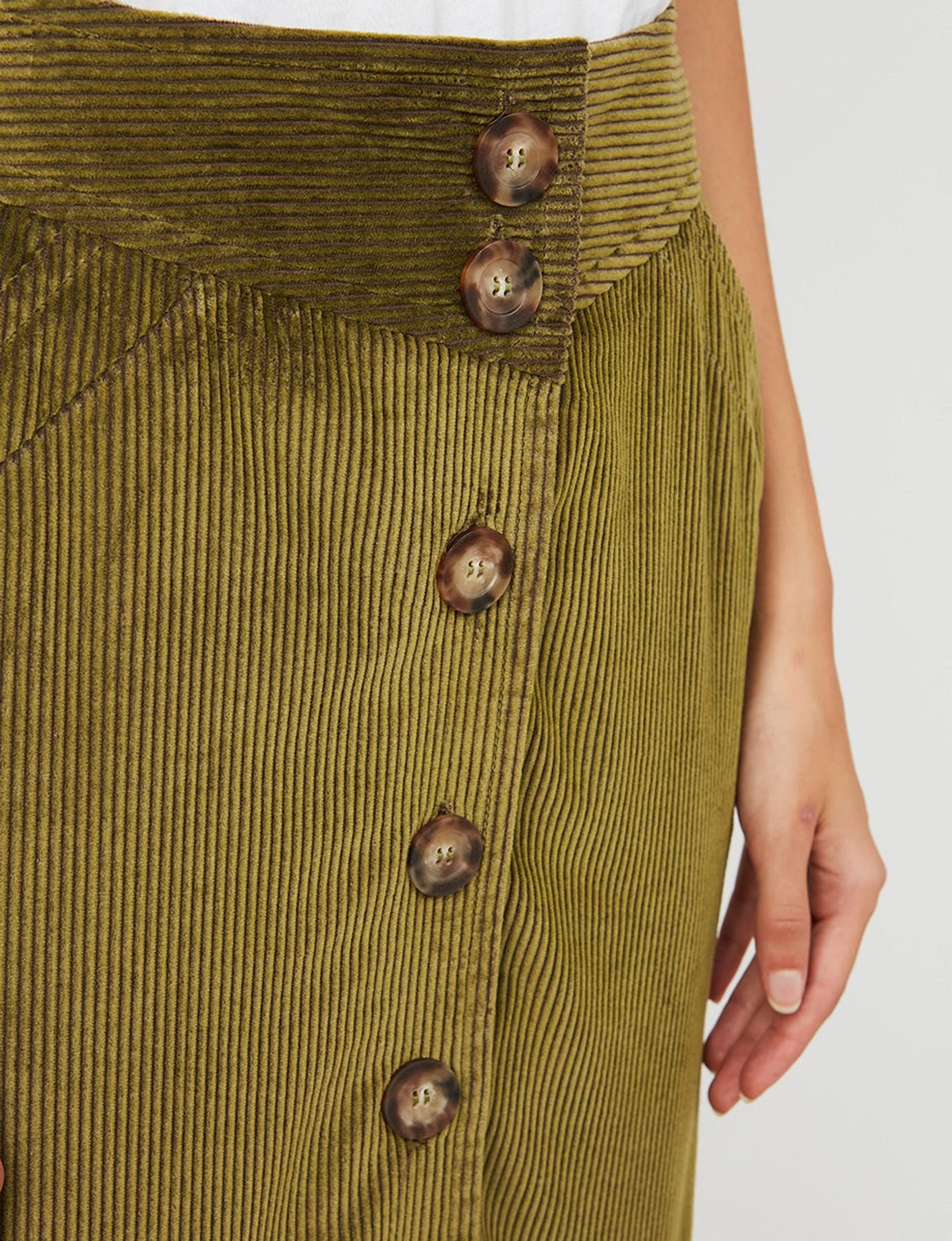 Falda Estelle verde