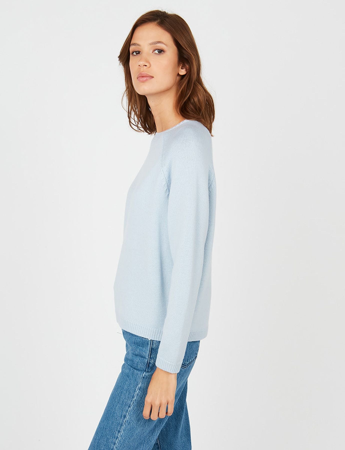 Achille jersey de lana azul claro