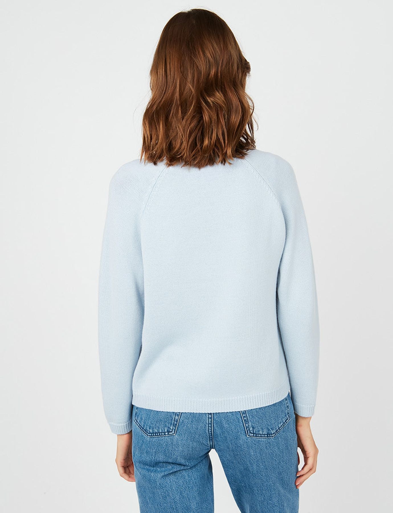 Achille jersey de lana azul claro