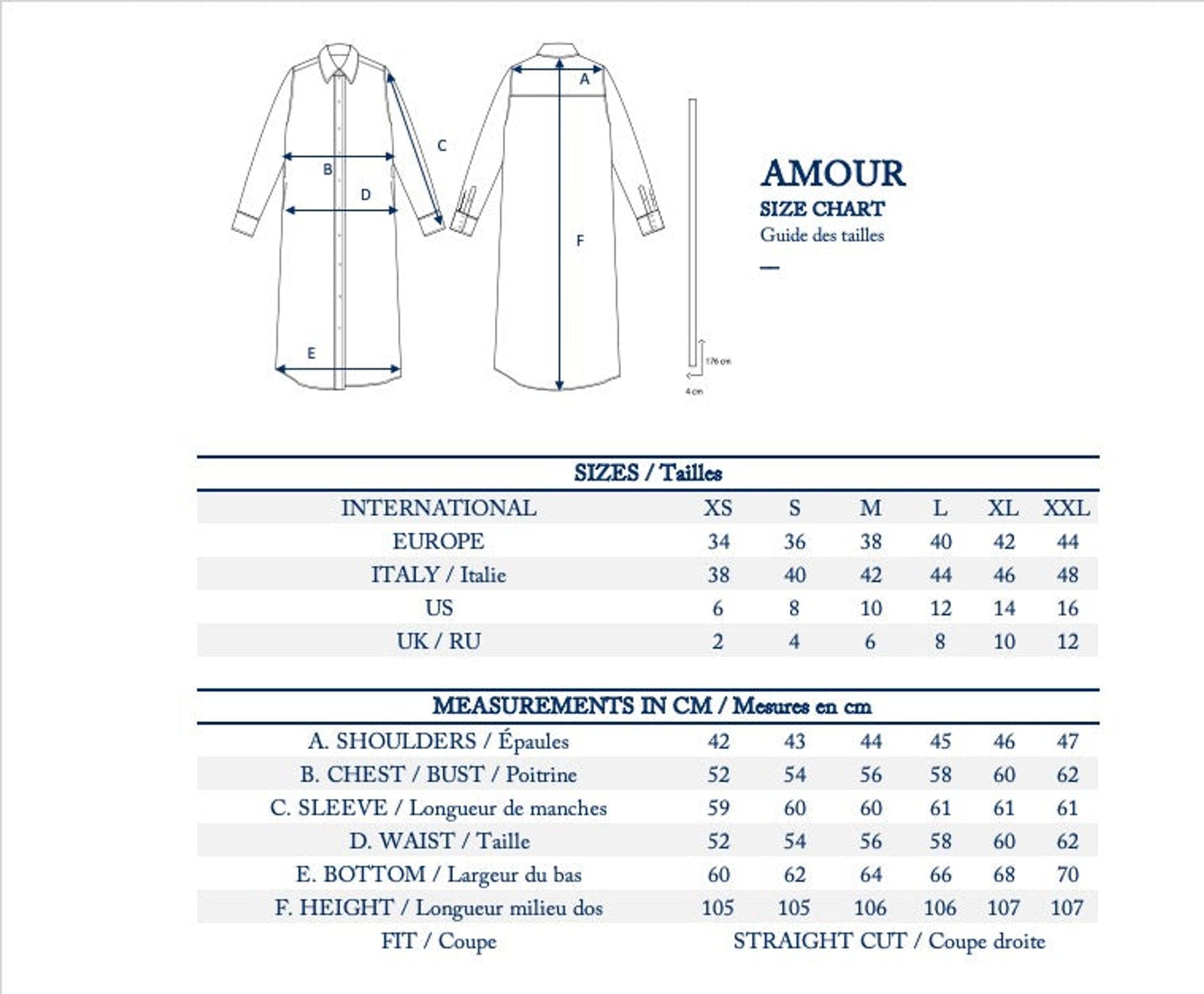 Vestido camisero de terciopelo azul Amour