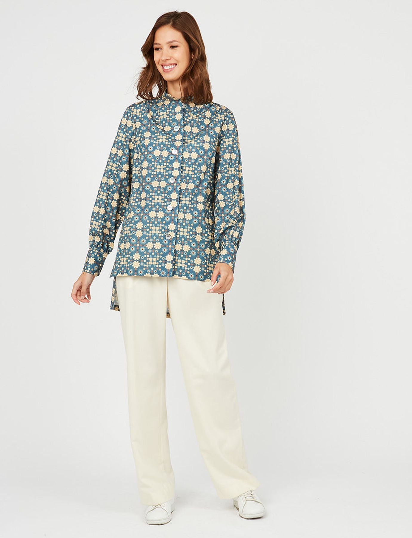 Camisa azul Marie Sophie