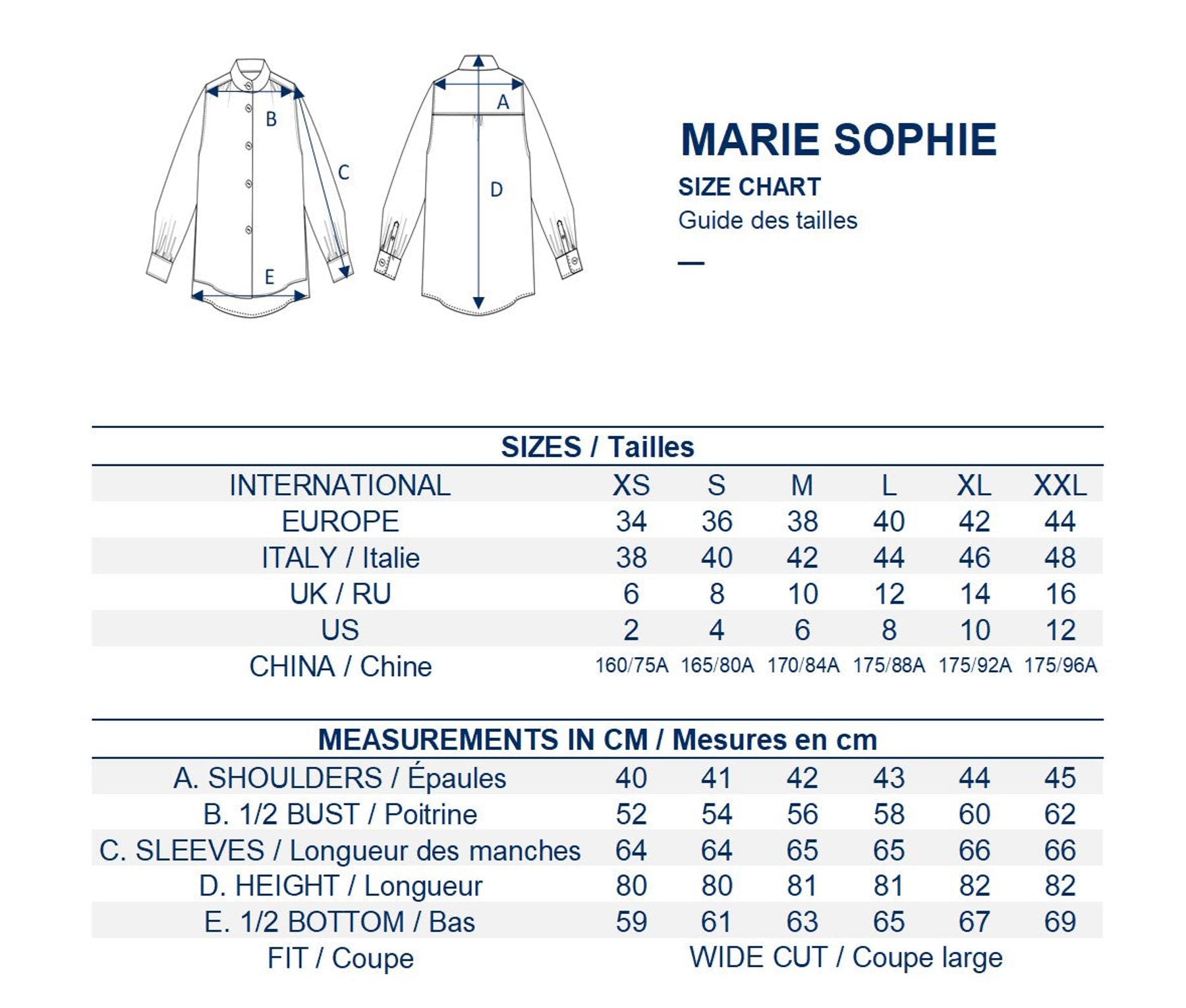 Camisa estampada caqui Marie Sophie