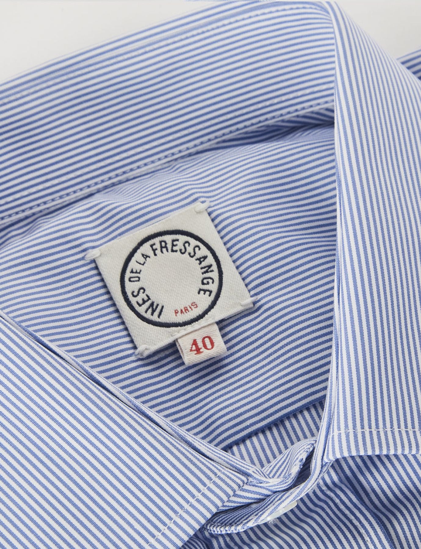 Julien men's blue striped shirt