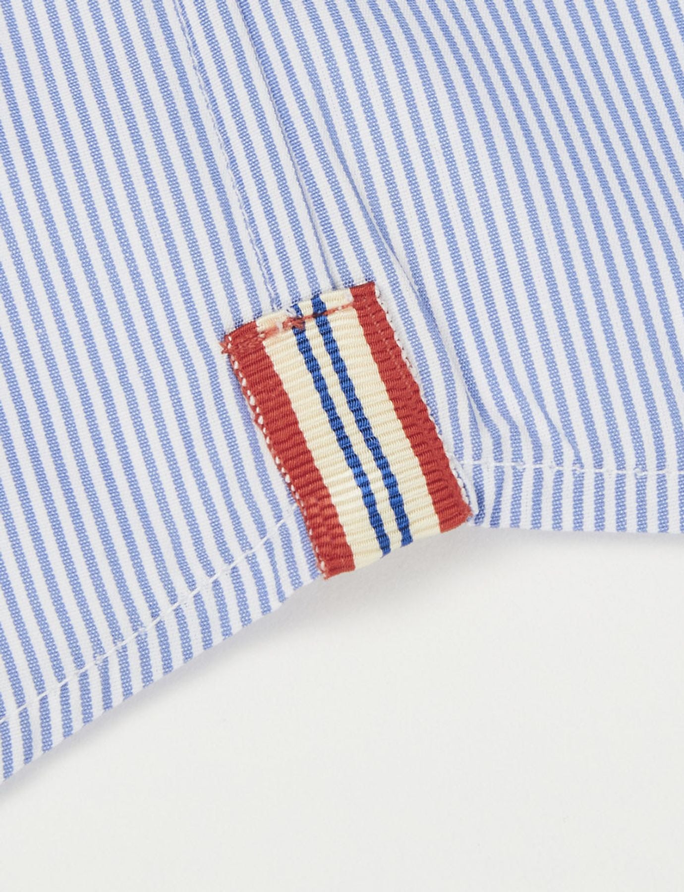 Julien men's blue striped shirt