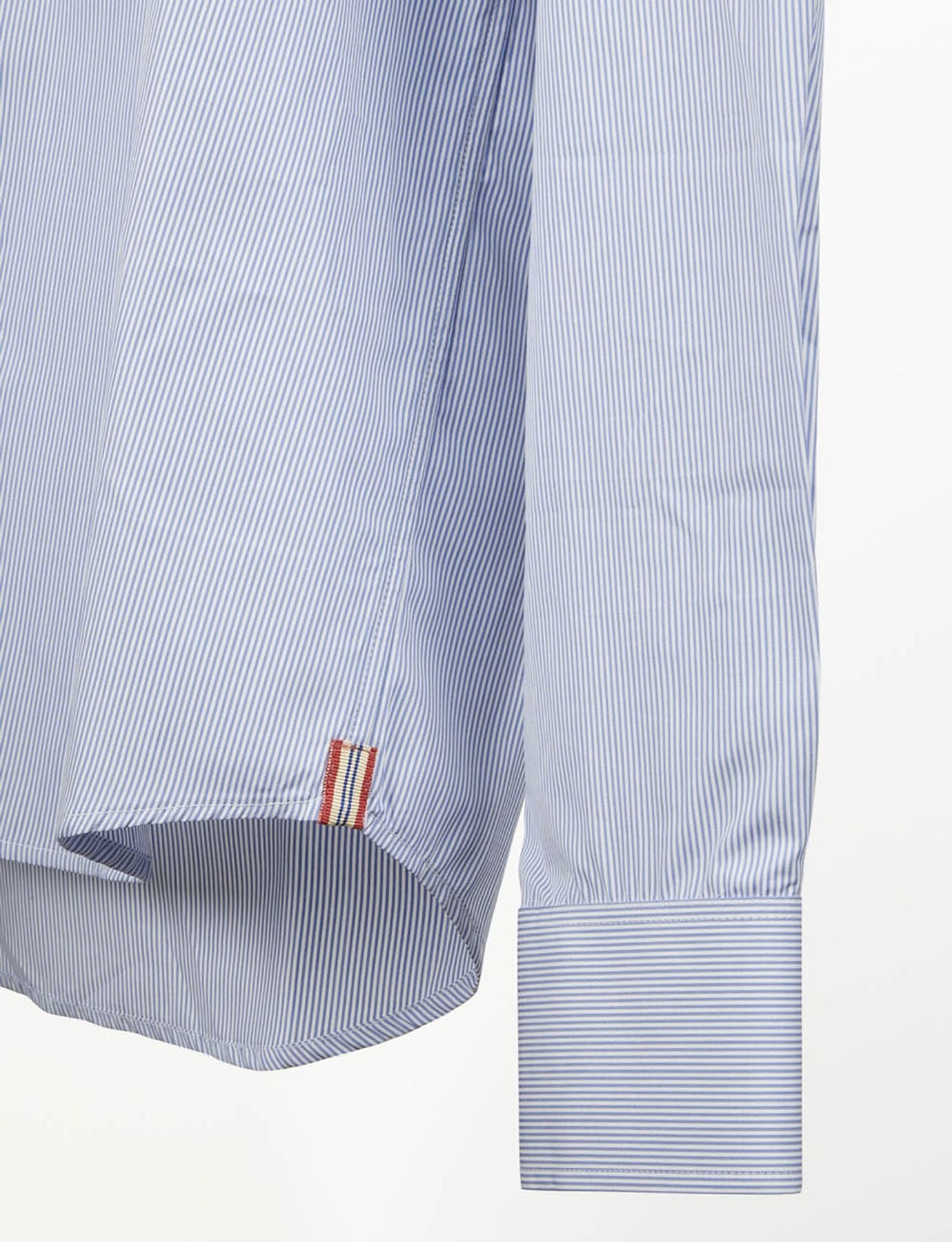 Julien men's blue striped shirt