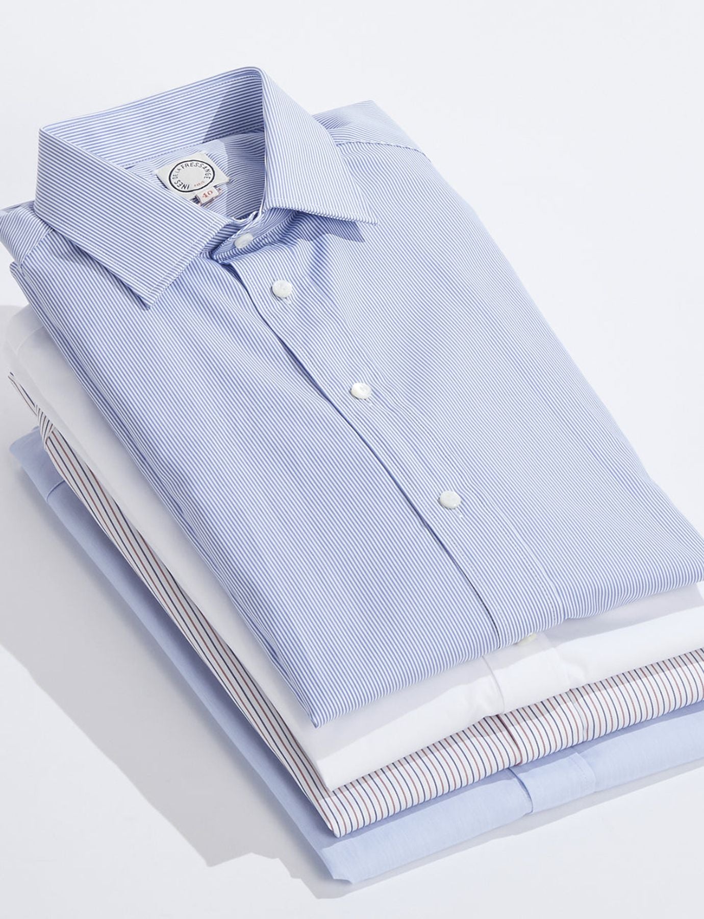 Julien men's blue striped shirt