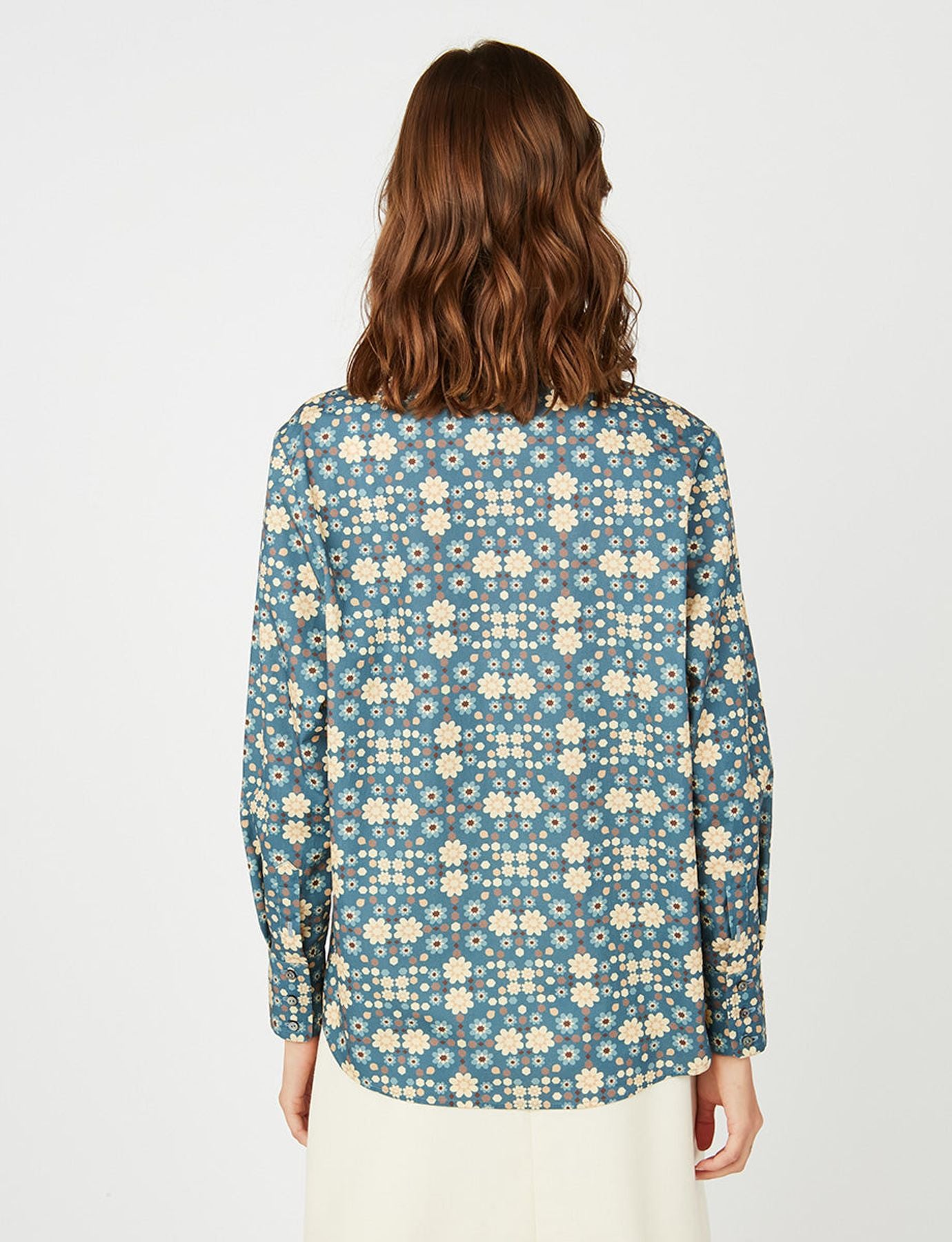 Camisa azul Maureen Boulbon