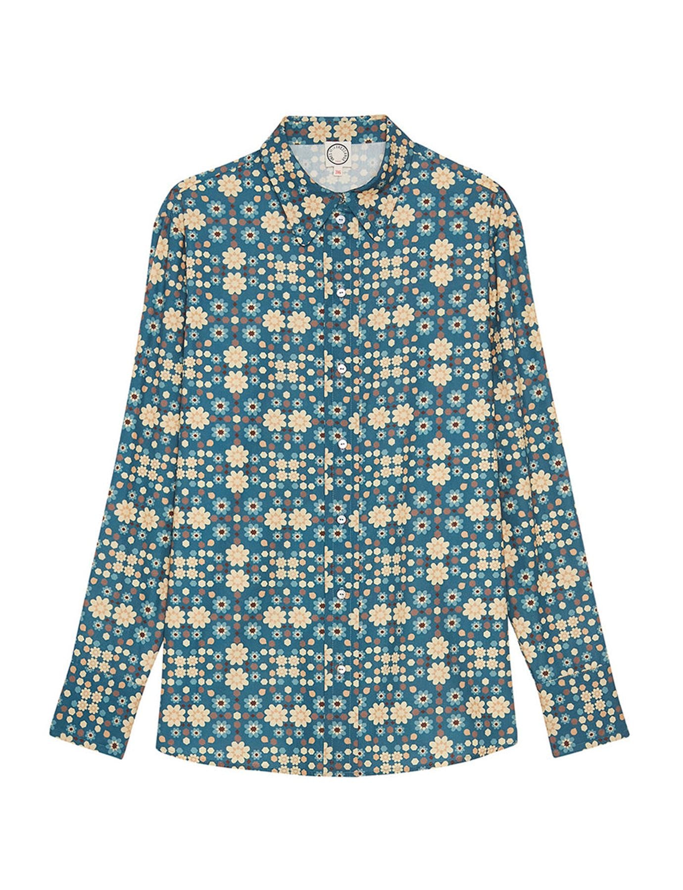 Camisa azul Maureen Boulbon
