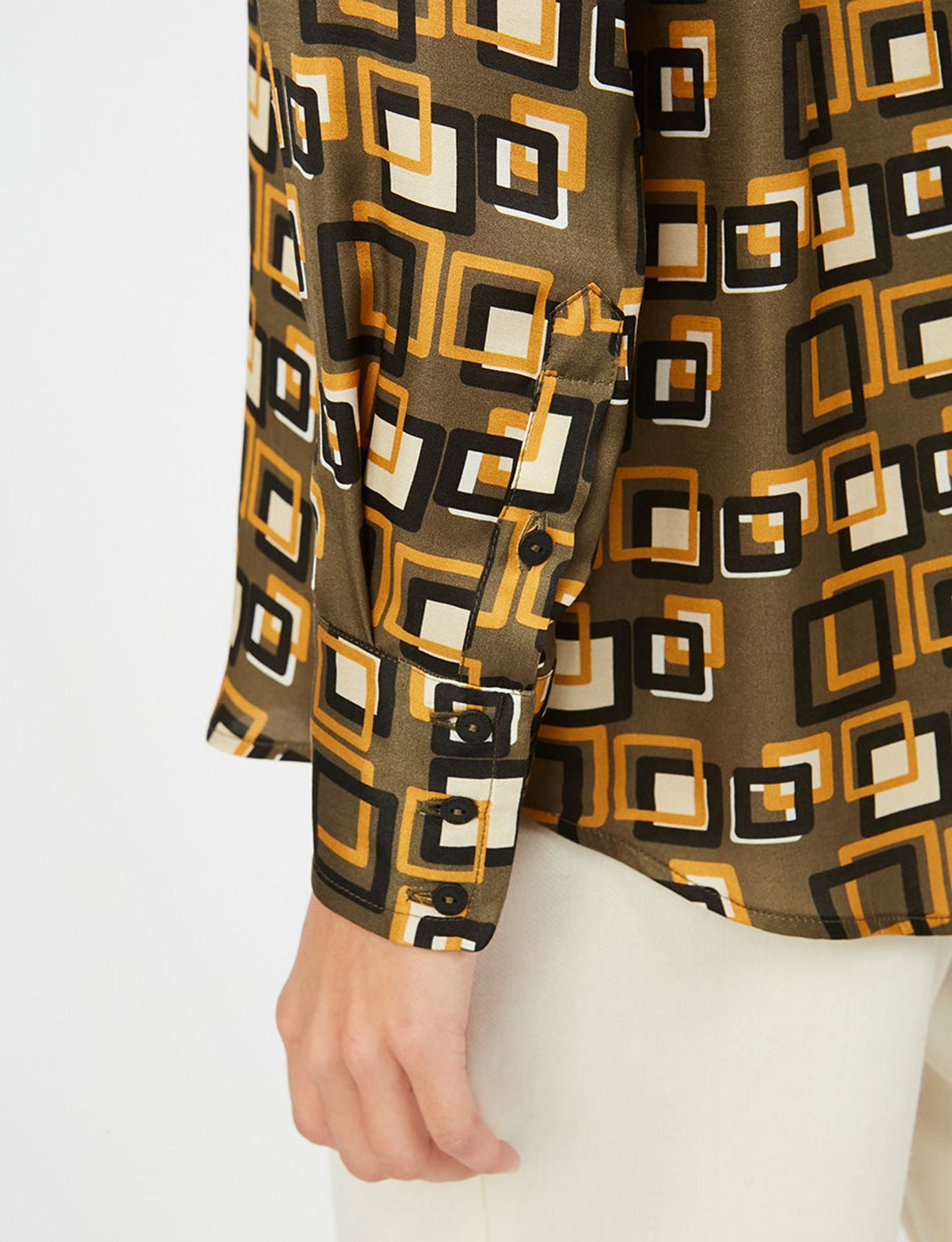 Camisa caqui Maureen