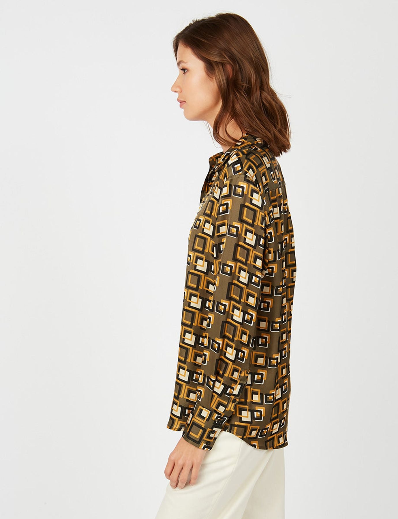 Camisa caqui Maureen