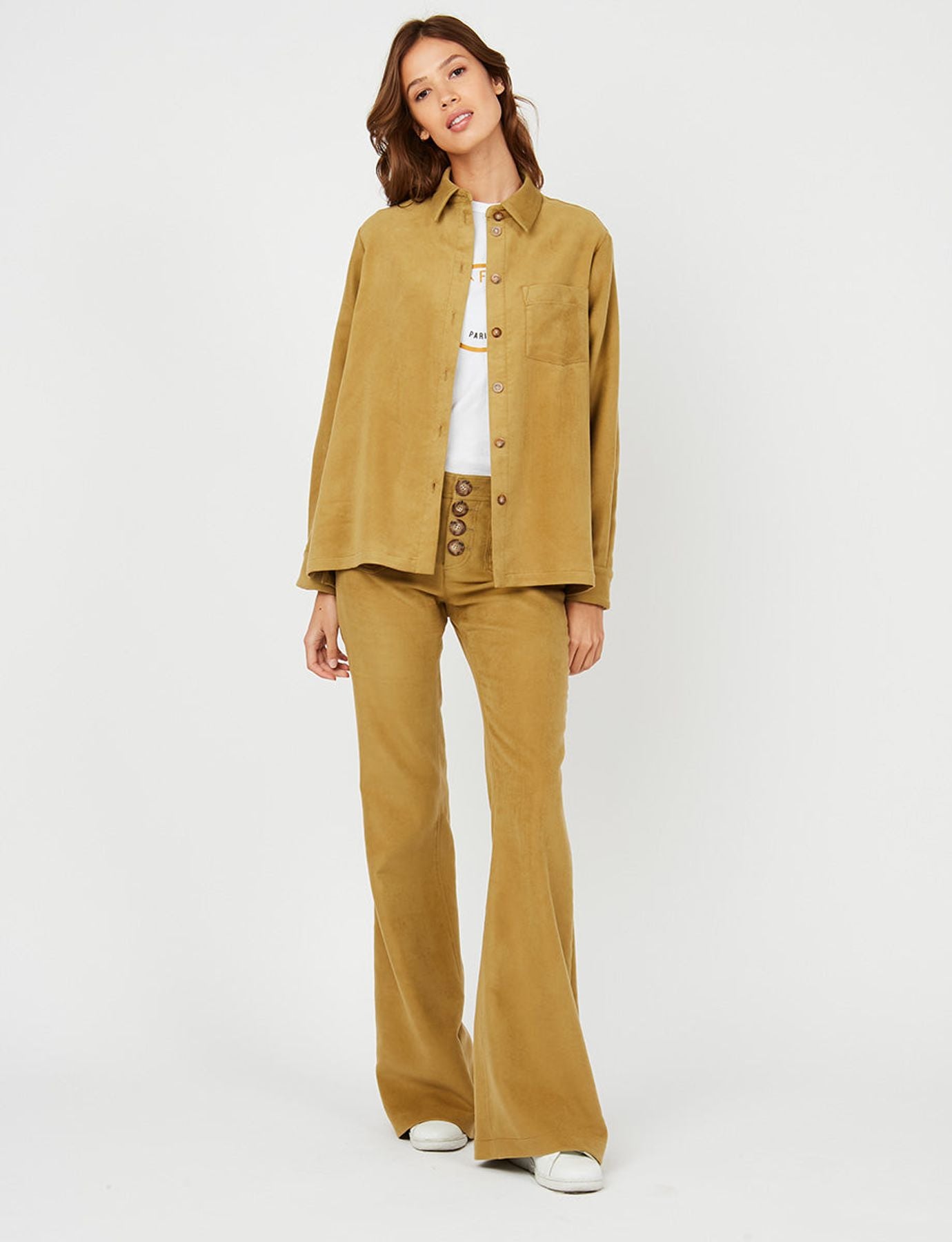 Camisa caqui Cassia