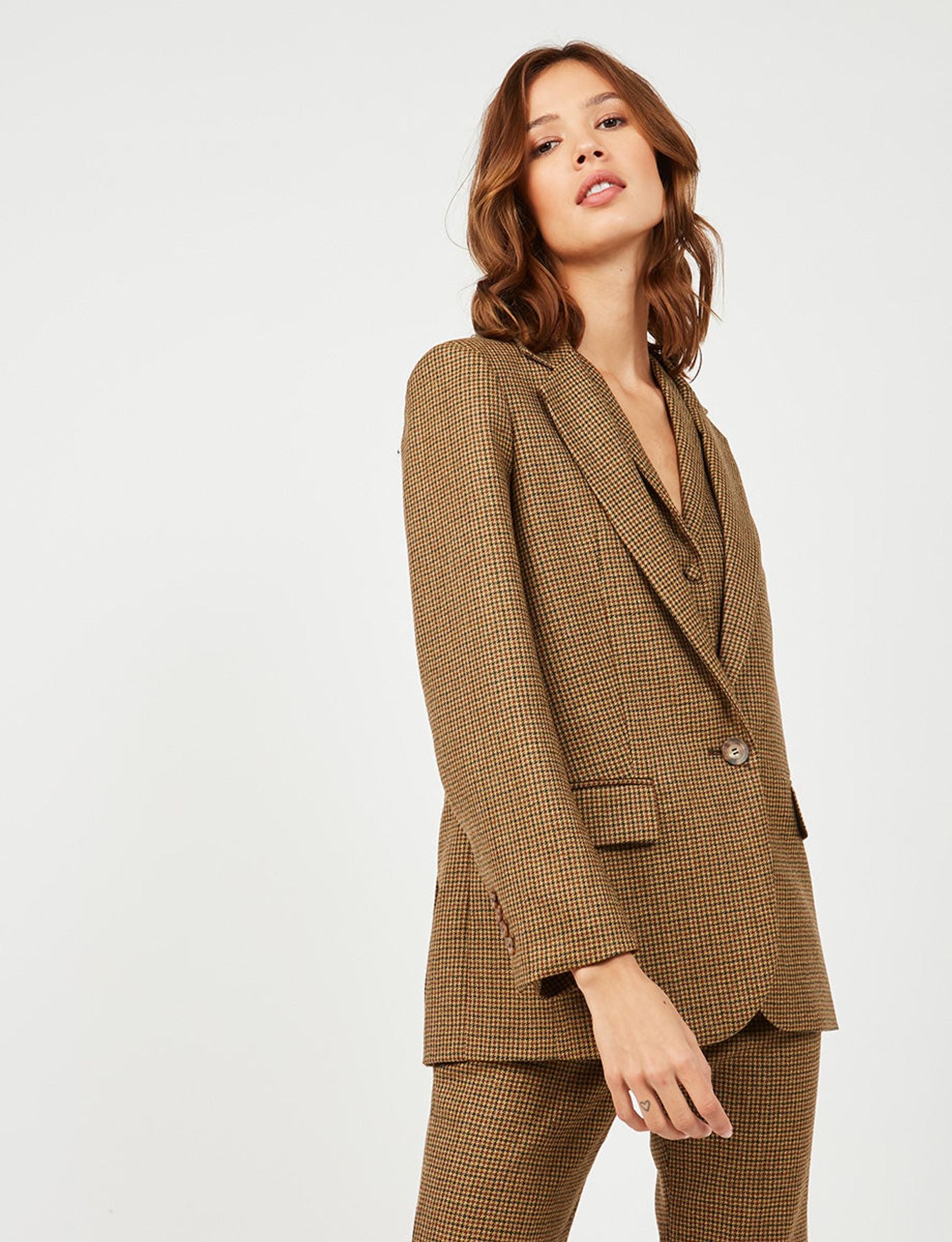 Chaqueta de pata de gallo Bruna